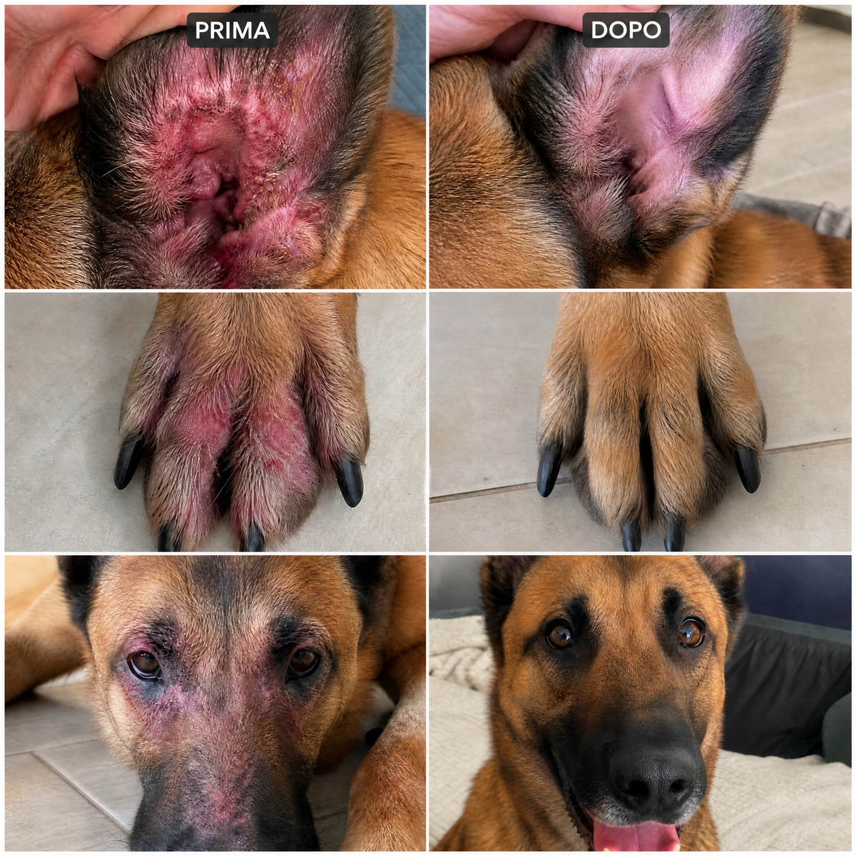 Gocce PelleSerena BauPaw™ · Calma il prurito ricostruendo la vera barriera della pelle nei cani