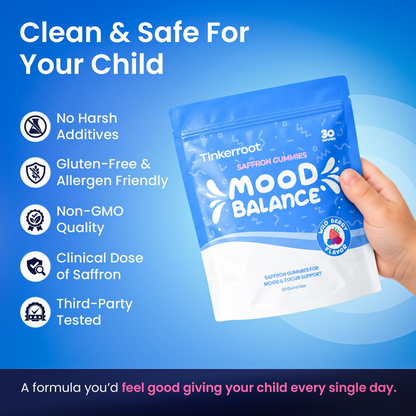 Natural - Saffron Gummy Mood + Focus Support for Kids