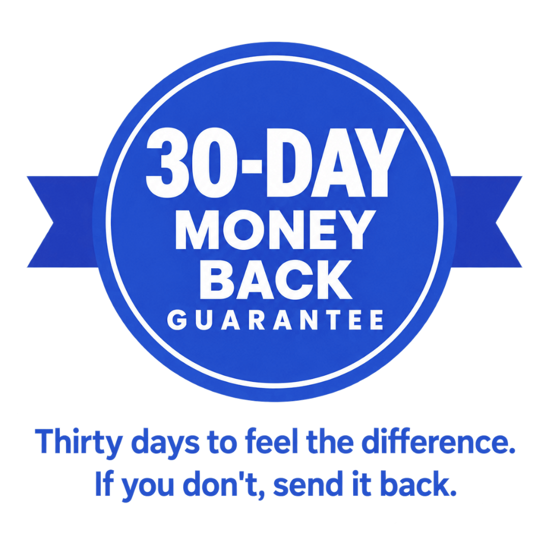 30-day money back guarantee